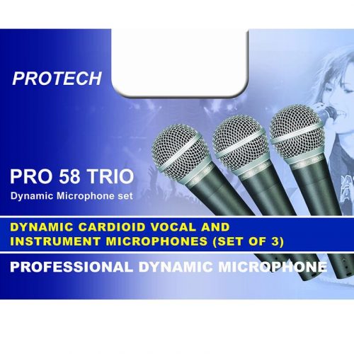 PRO 58 TRIO סט 3 מיקרופונים מקצועיים