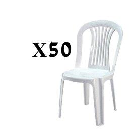 השכרת 50 כסאות פלסטיק